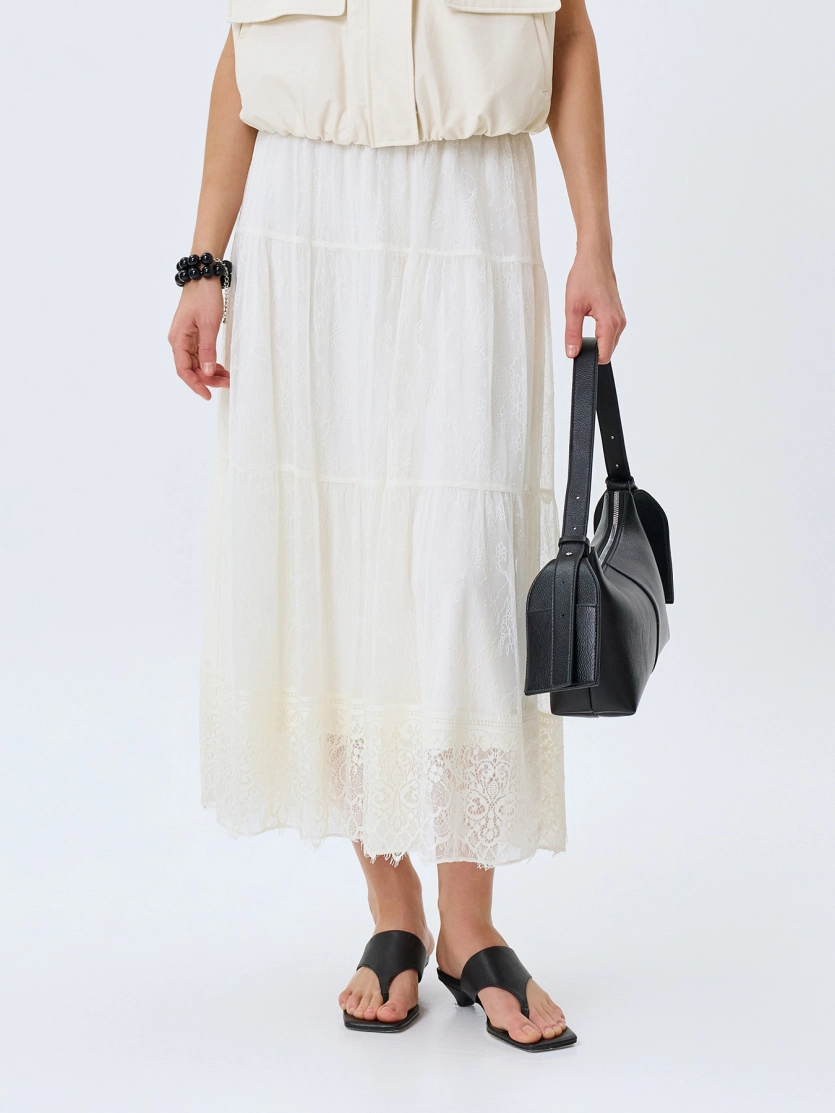 Юбка из тонкого кружева