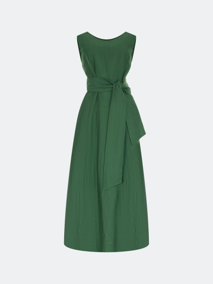 Свободное платье с поясом