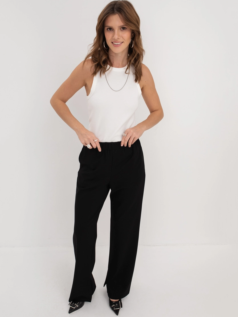 Брюки WIDE LEG из трикотажа