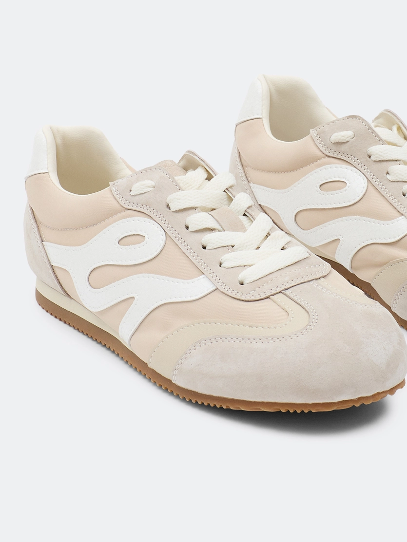 Кроссовки из натуральной замши 