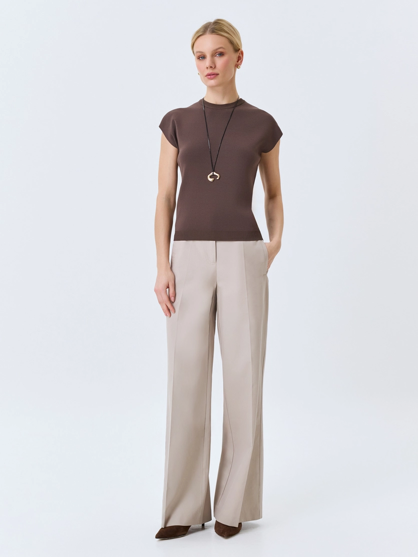 Вязаный топ из вискозы