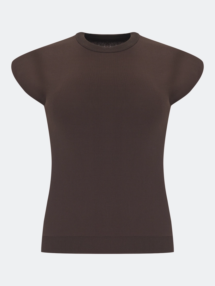 Вязаный топ из вискозы