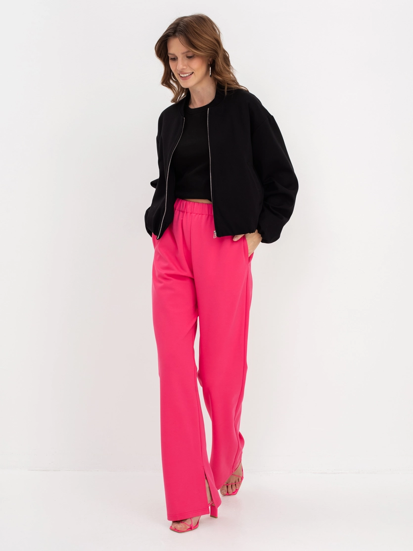 Брюки WIDE LEG из трикотажа