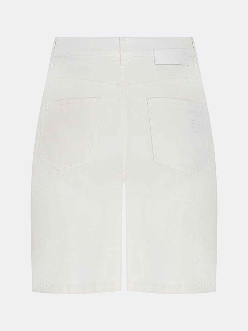 Белые джинсовые шорты