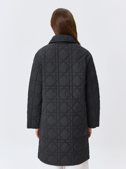 Укороченное стеганое пальто