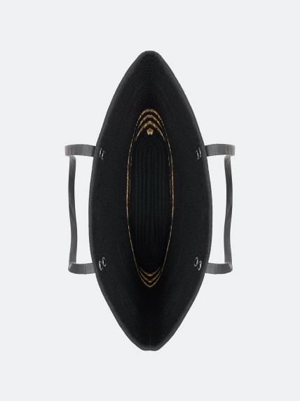 Сумка-шоппер из рафии