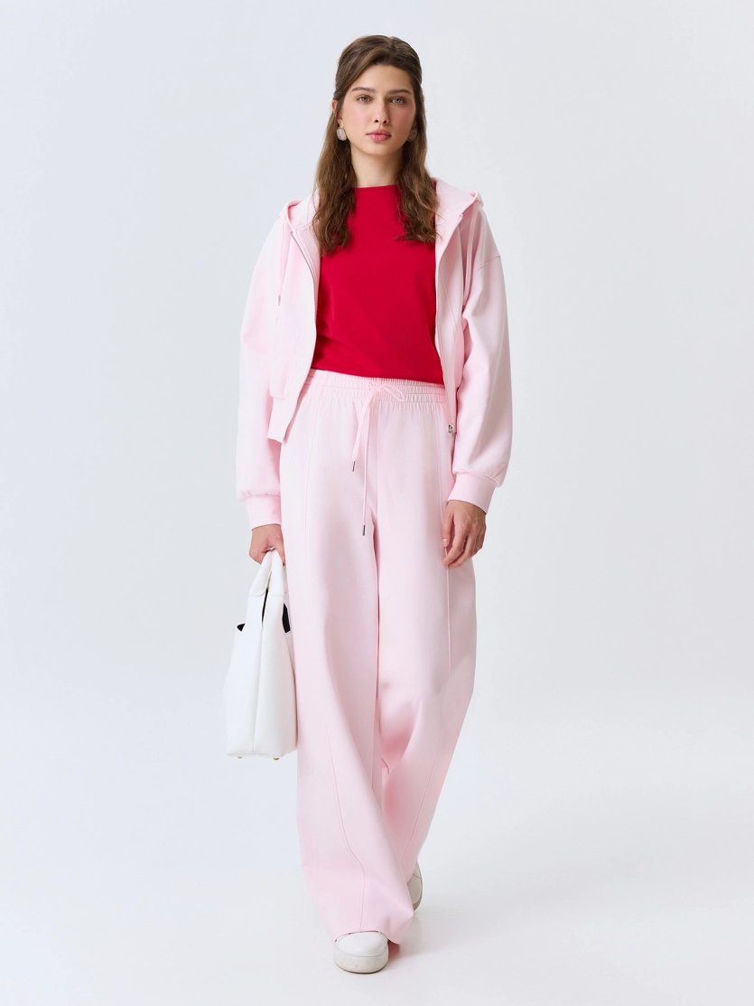 Укороченное худи на молнии