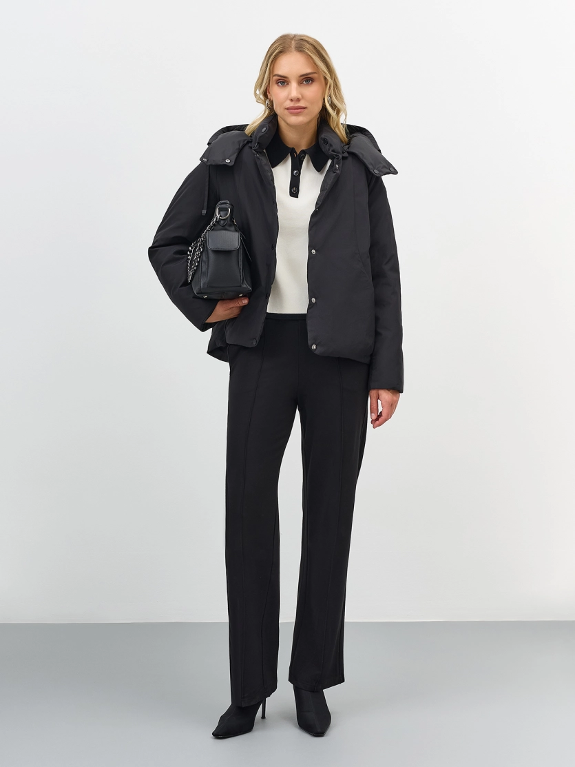 Двусторонняя куртка с капюшоном