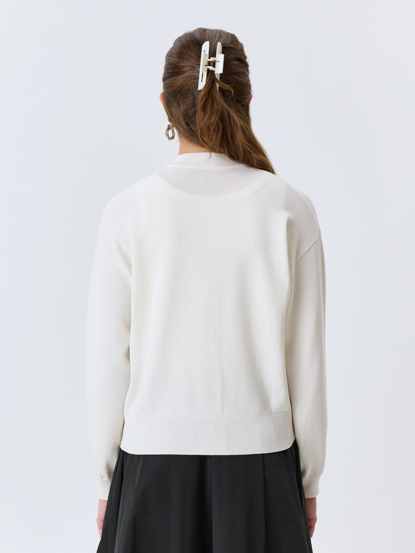 Вязаный бомбер 