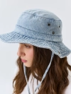 Джинсовая панама в стиле "сафари"