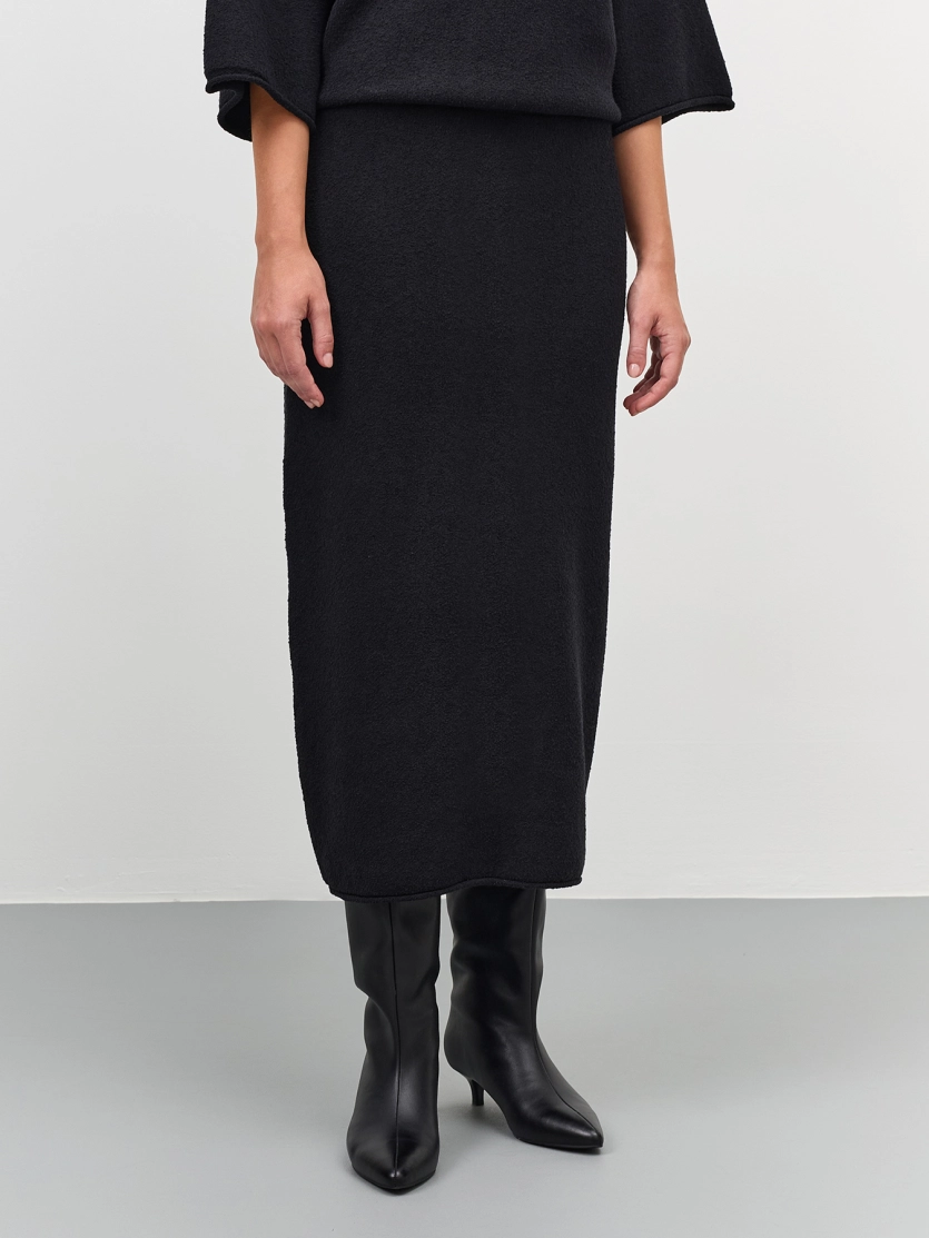 Юбка-миди из текстурной пряжи