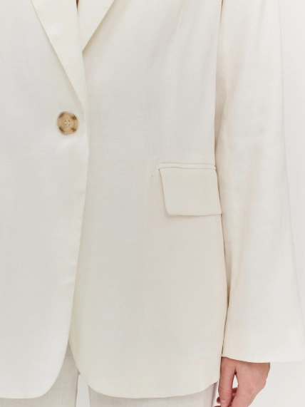 Летний жакет из смесового льна