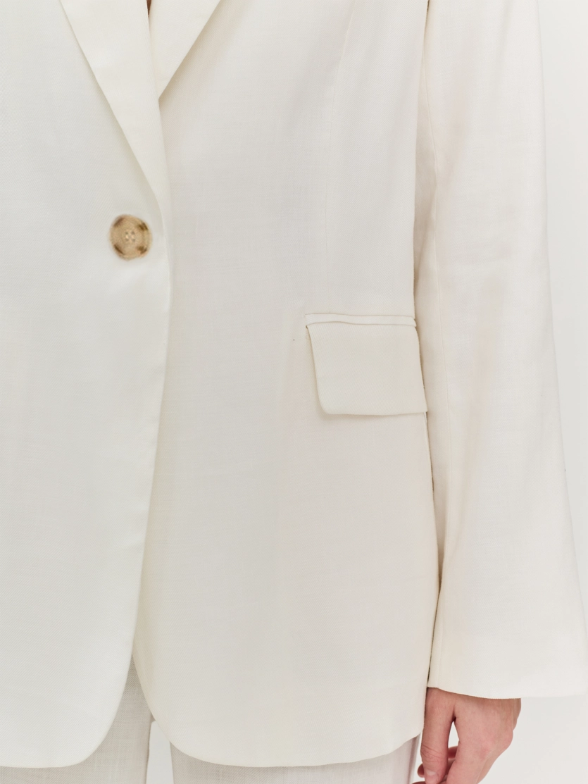 Летний жакет из смесового льна