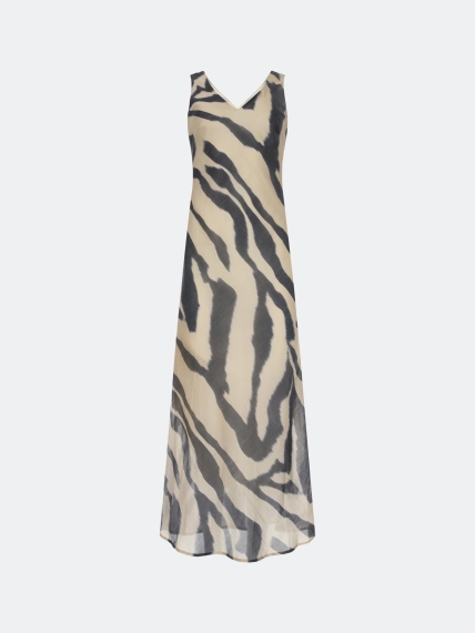 Платье-макси из тенселя