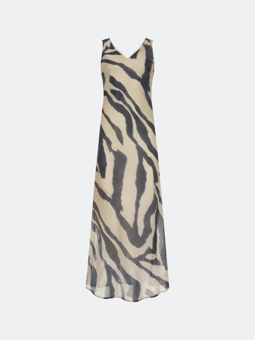 Платье-макси из тенселя