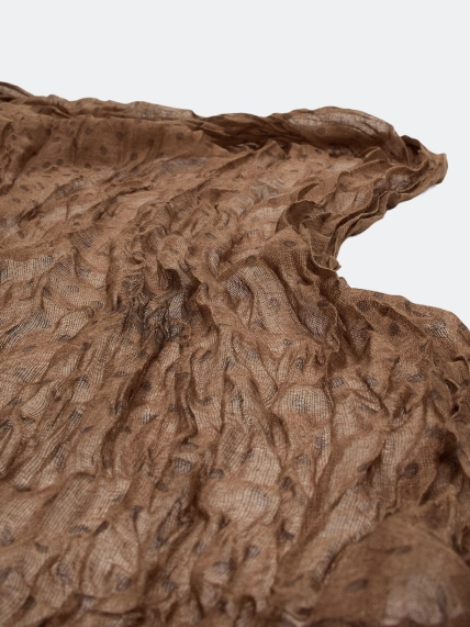 Палантин в горошек