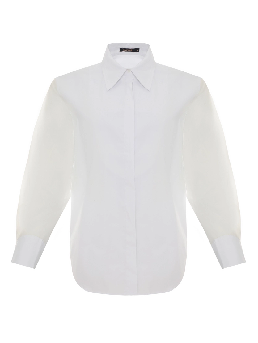 Белая рубашка Oversize