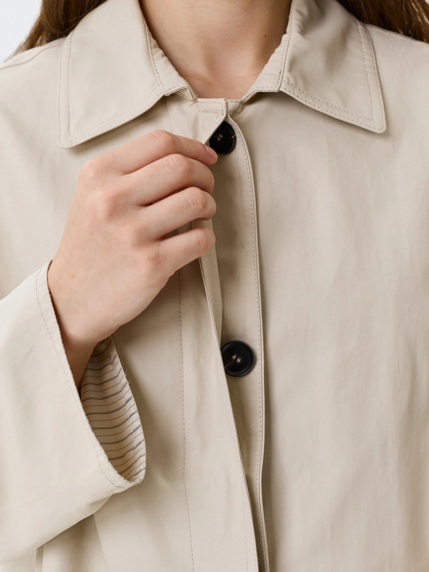 Свободный плащ из хлопка