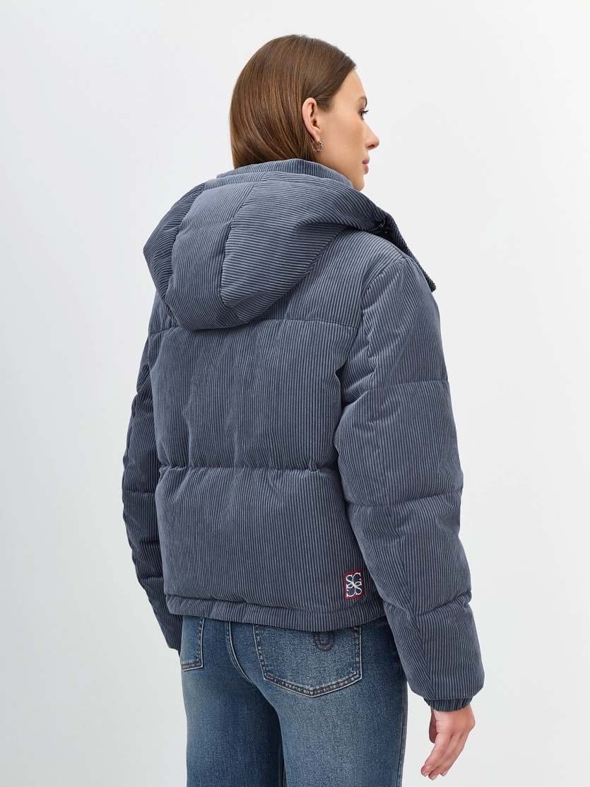 Укороченная вельветовая куртка