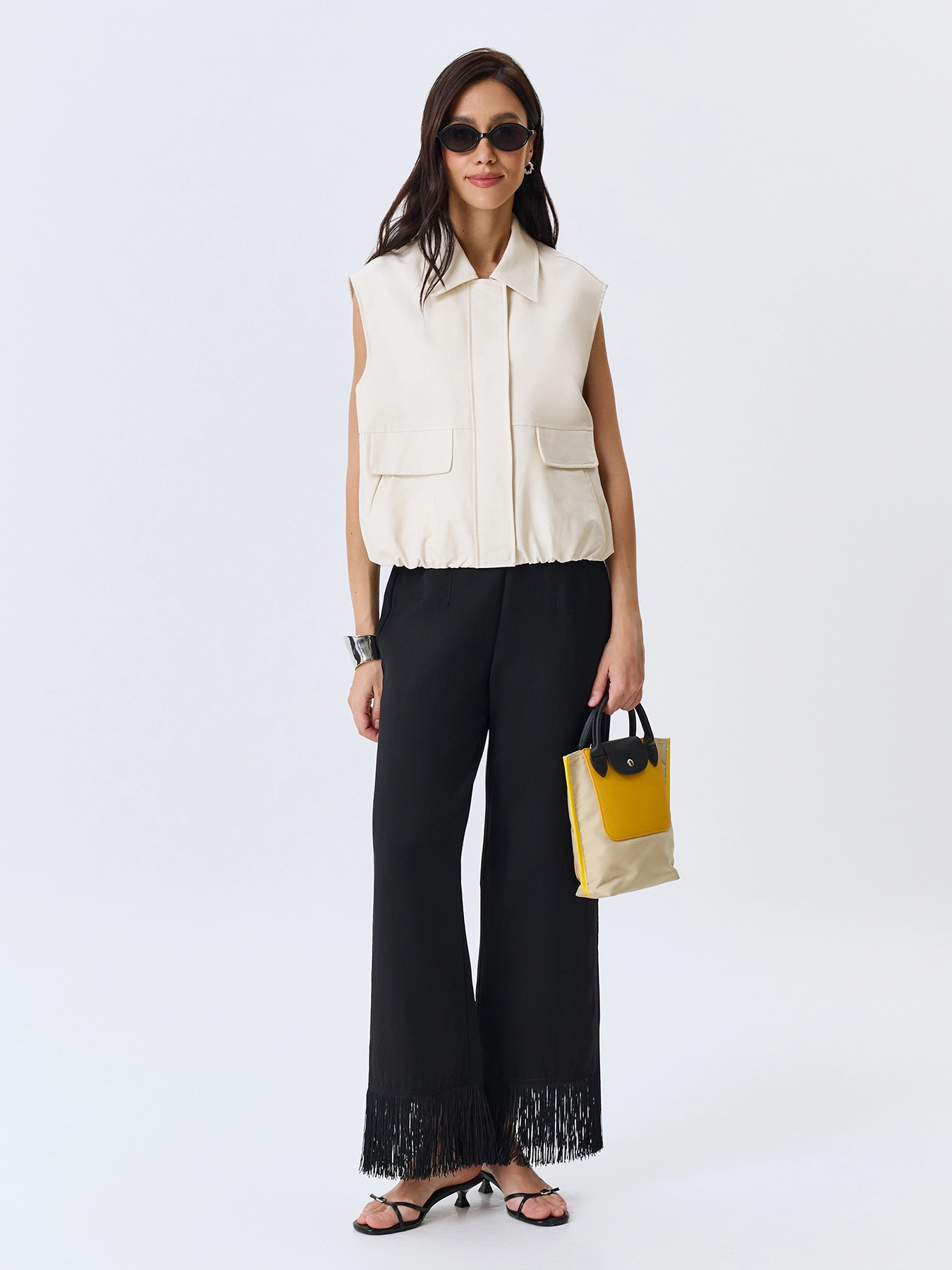 Прямые брюки с бахромой SAVAGE