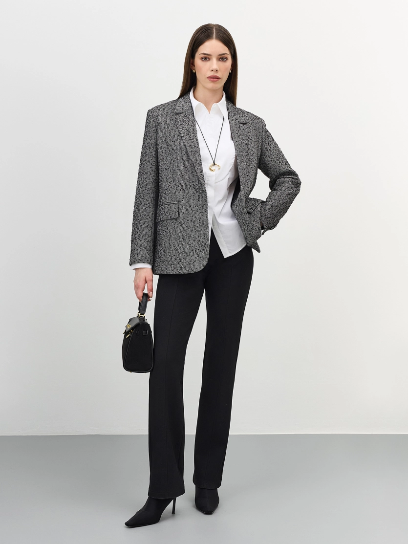 Трикотажные брюки с рельефами