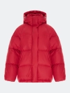 Яркий пуховик Oversize