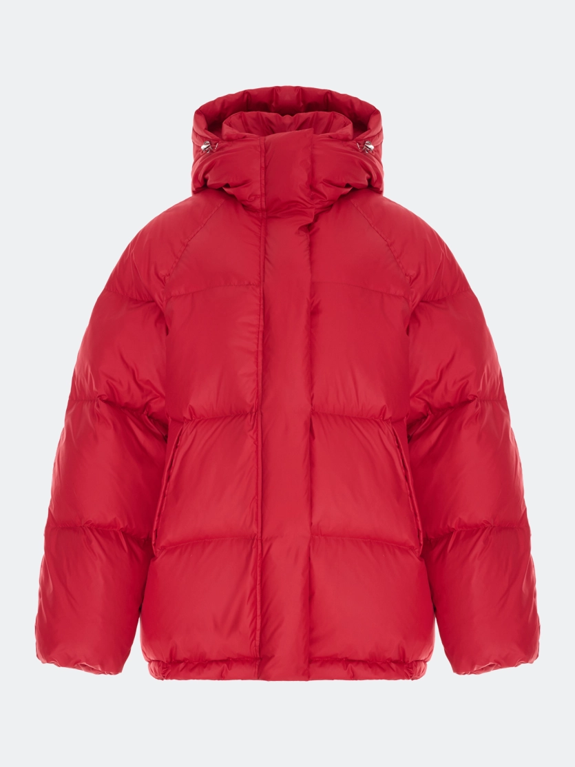 Яркий пуховик Oversize