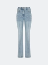 Джинсы bootcut с
акцентными стрелками