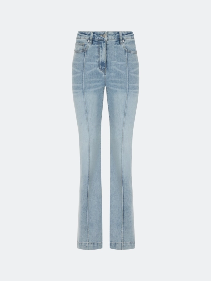 Джинсы bootcut с
акцентными стрелками