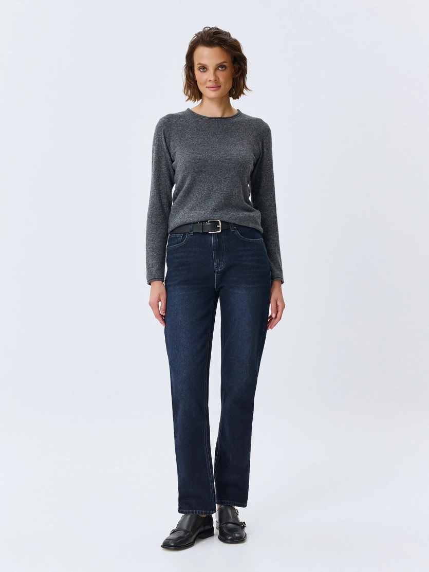 Темно-синие джинсы Slim fit