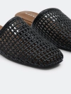 Плетеные кожаные сабо 