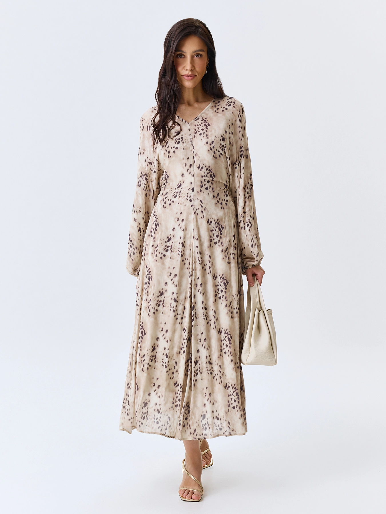 Платье с нежным ажурным принтом SAVAGE