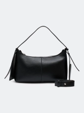 Сумка-багет из мягкой эко кожи