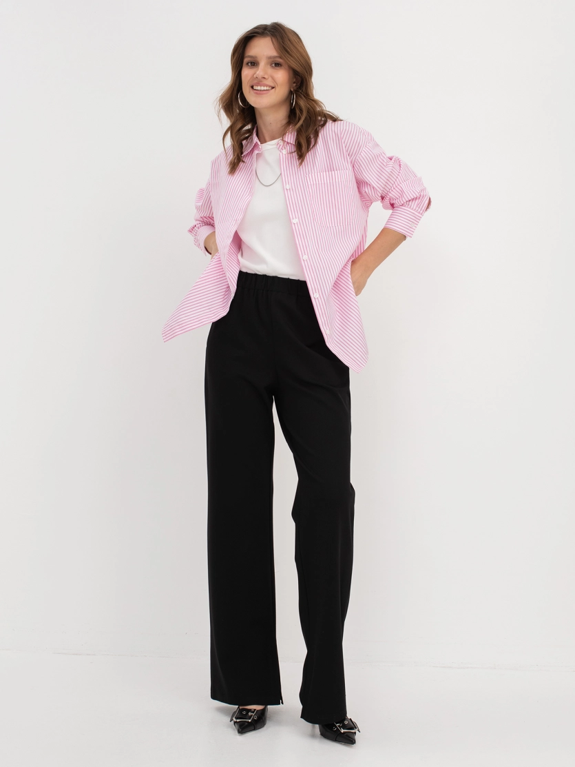 Брюки WIDE LEG из трикотажа