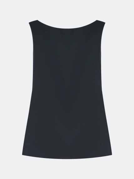 Свободный сатиновый топ