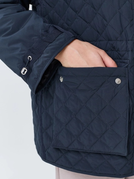 Куртка парка с ромбовидной стежкой