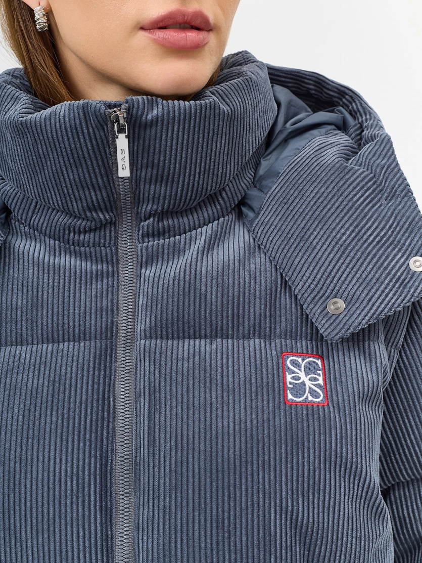 Укороченная вельветовая куртка