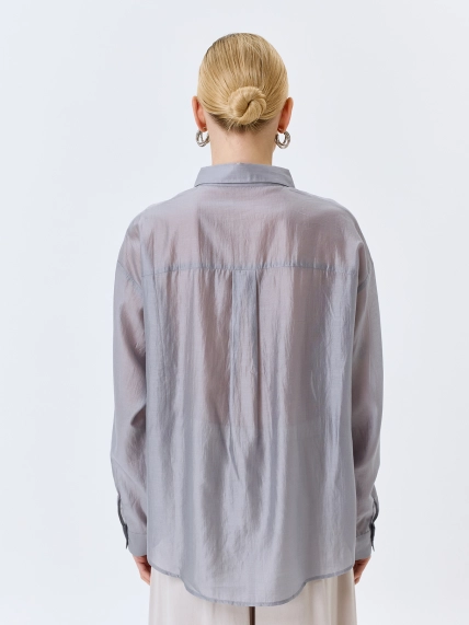 Комбинированная блузка из тенселя