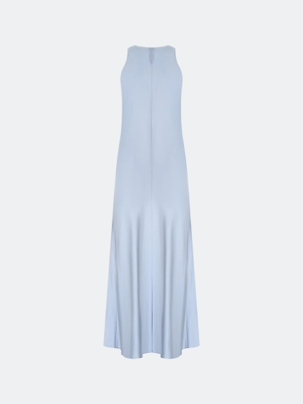 Сатиновое платье из смесовой вискозы