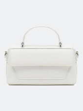 Белая сумка-багет