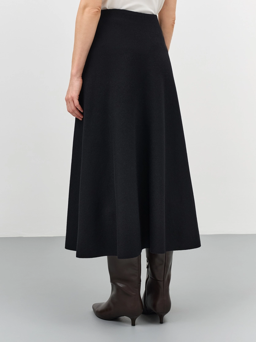 Юбка-миди А-силуэта