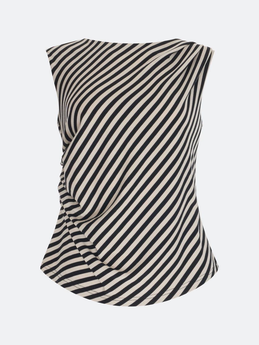 Асимметричный топ в полоску