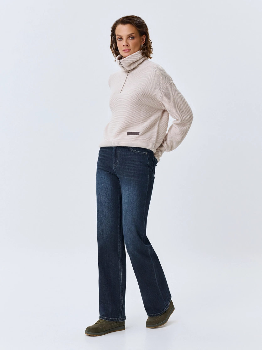 Утепленные джинсы Boot cut