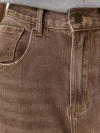 Широкие джинсы кофейного цвета