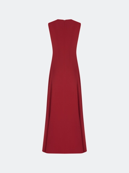 Яркое платье-миди из вискозы