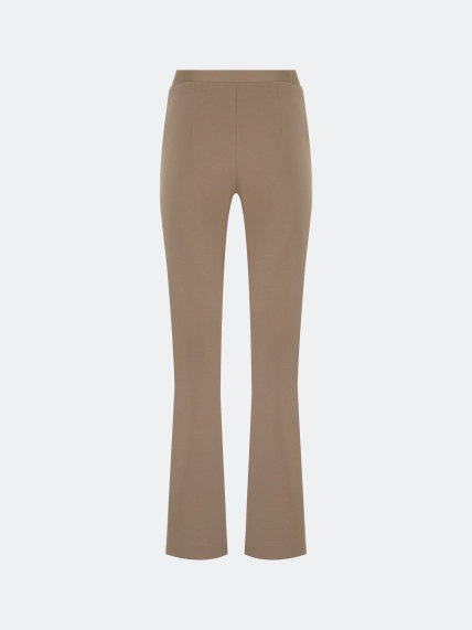 Брюки из джерси с простроченными стрелками