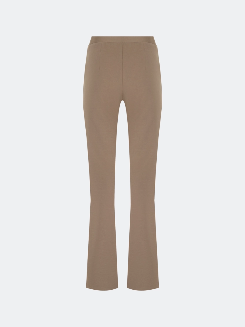 Брюки из джерси с простроченными стрелками