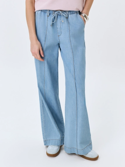 Тонкие хлопковые джинсы