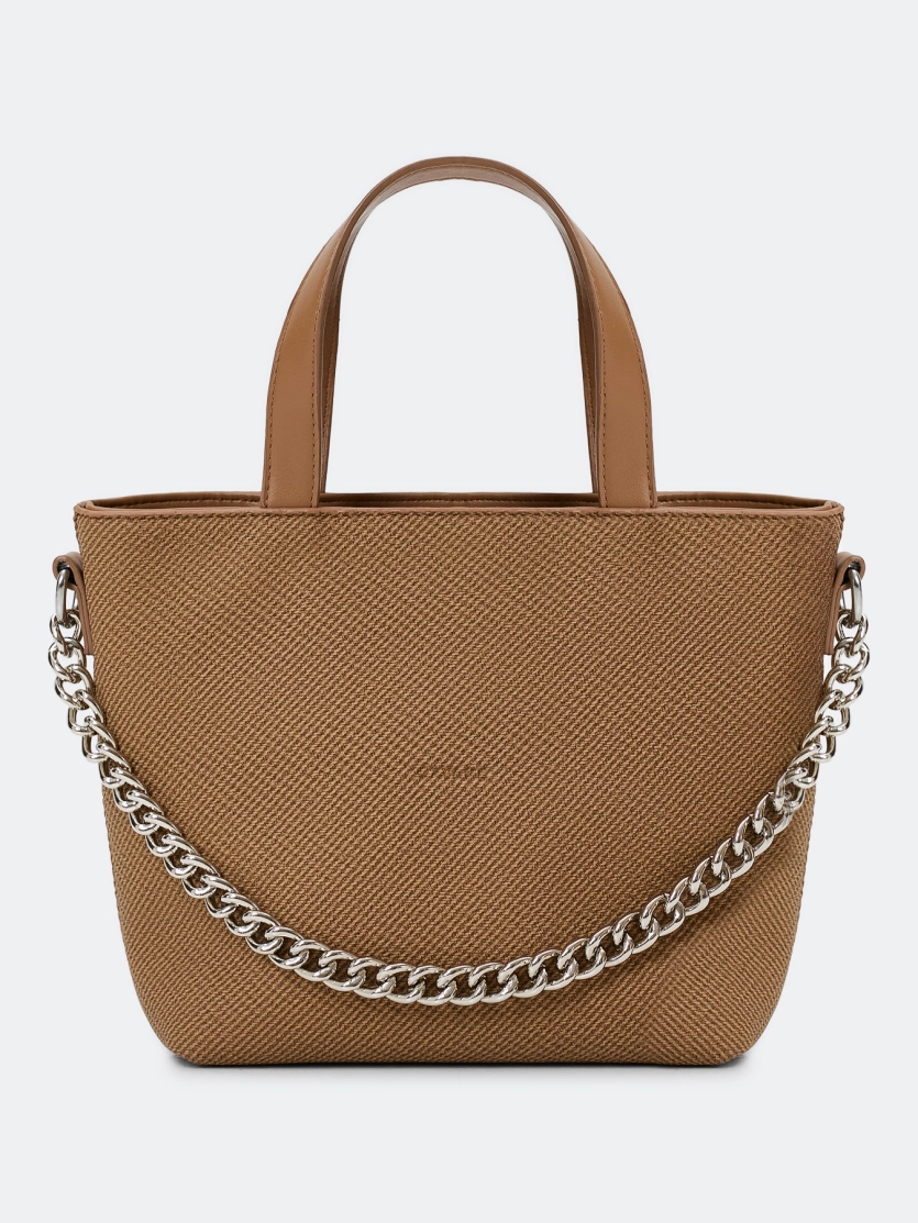 Сумка-хобо из фактурной эко кожи