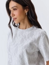Oversize футболка с кружевом